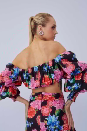 Top  Cropped Bufante