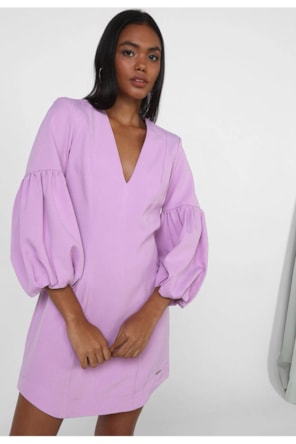 VESTIDO CURTO LILAS 