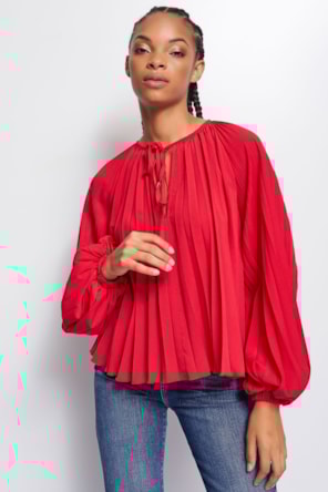 Blusa Plissada 