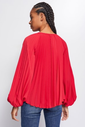 Blusa Plissada 