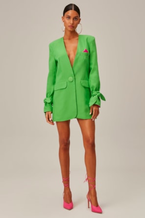 Blazer Com Lenço Verde