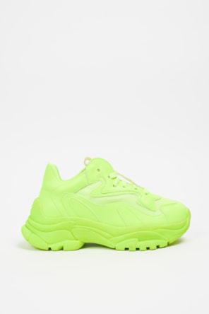 Ténis Chunky com Recortes Verde