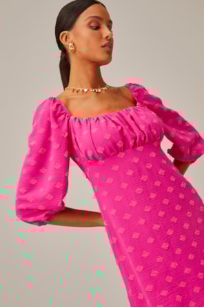 Vestido Curto Pink 