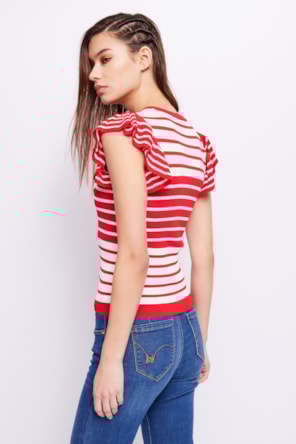 CAMISOLA MALHA RISCAS 