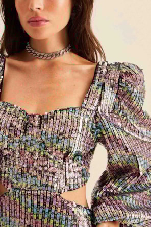 VESTIDO LANTEJOULAS