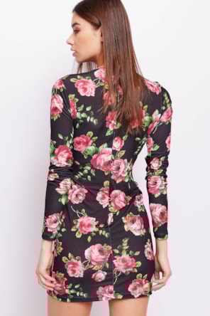 VESTIDO  MID FLORES