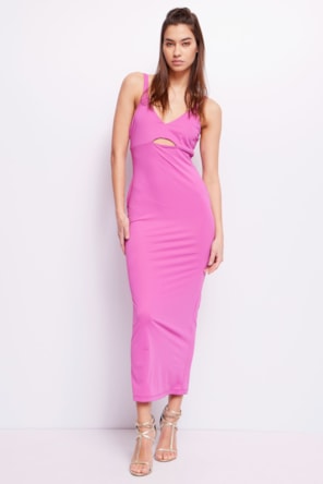 Vestido Alças Com Elástico