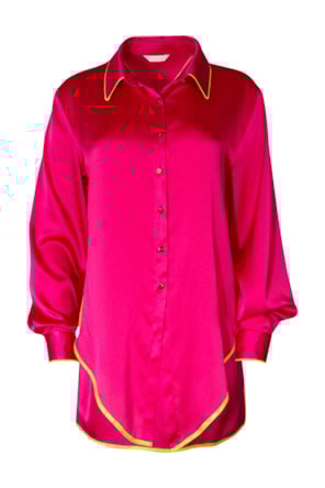 CAMISA ACETINADA OVERSIZE