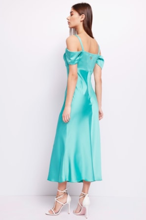 VESTIDO CETIM LONGO 