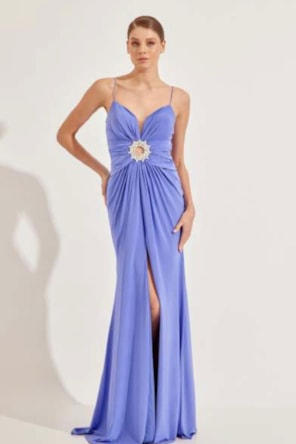 VESTIDO LONGO LÍLAS 
