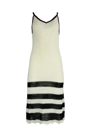 VESTIDO MIDI DE MALHA