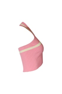 TOP HALTER EM MALHA