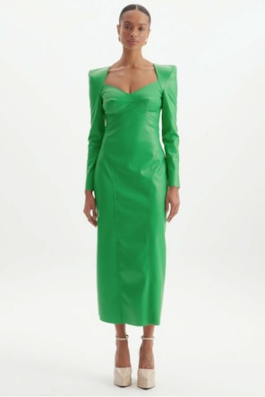 VESTIDO MID ECOPELE