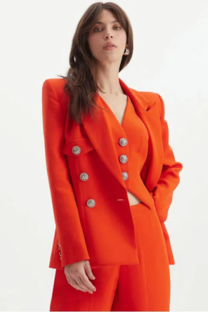 BLAZER ALONGADO CORAL