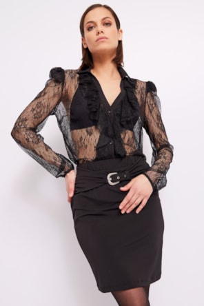 BLUSA RENDA PRETA 