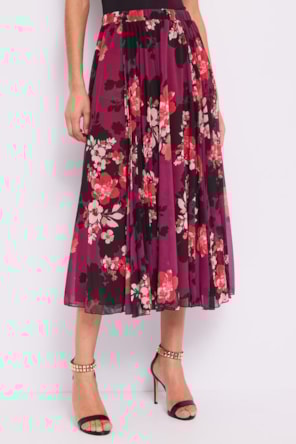 SAIA ESTAMPADA FLORES 