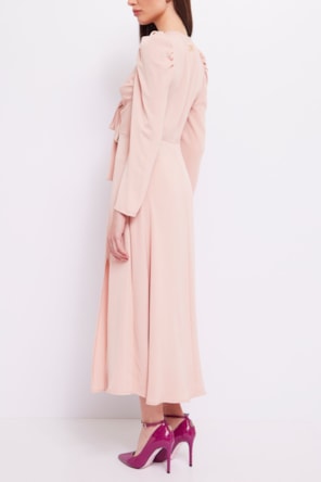 VESTIDO NUDE LAÇO