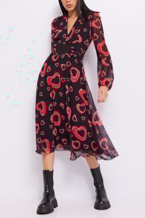 VESTIDO FLUIDO ESTAMPA