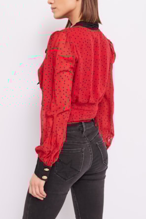 BLUSA RED BOLAS 