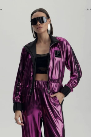 BOMBER ROSA  METALICO 
