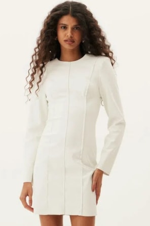 VESTIDO ECOPELE CURTO