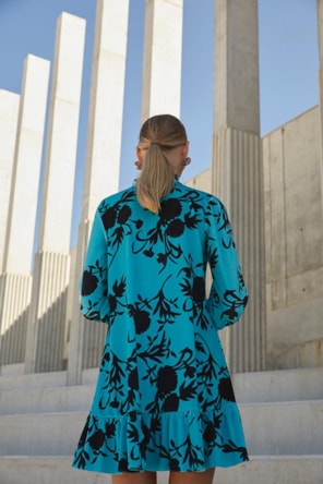 VESTIDO ESTAMPADO BLUE