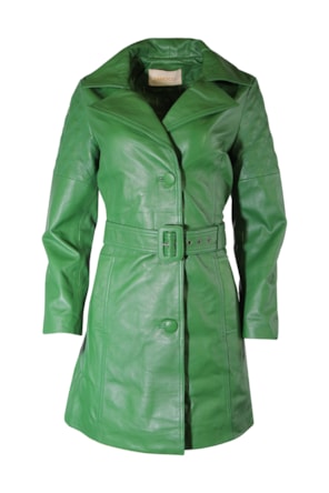 CASACO TRENCH COAT PELE