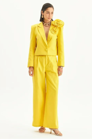 BLAZER CURTO FLOR 