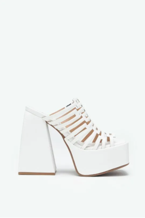 SANDALIAS  BRANCAS CUNHA