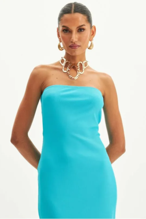 VESTIDO MIDI TOMARA QUE CAIA