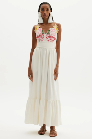 VESTIDO ALÇAS FLOR 