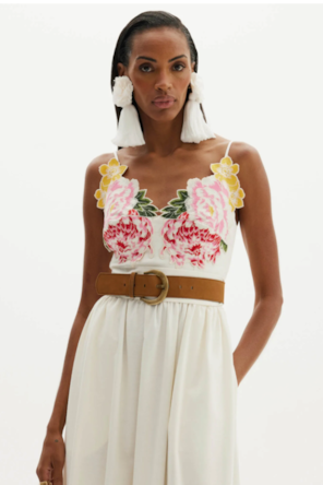 VESTIDO ALÇAS FLOR 