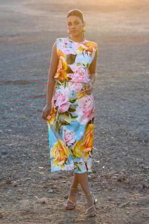 SAIA MIDI ACETINADA ESTAMPADA