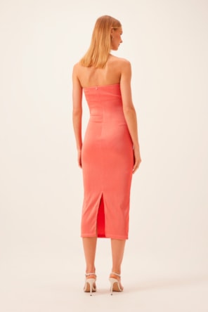 VESTIDO CORAL TOMARA QUE CAIA 
