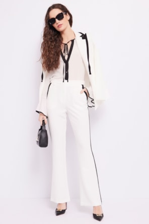 BLUSA TRANSPARENTE LAÇO