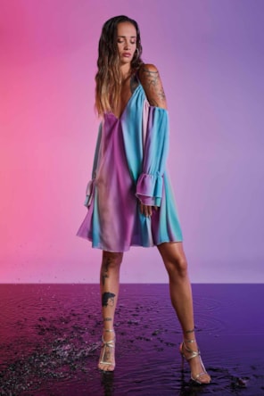 VESTIDO CURTO CORES 