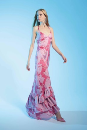 VESTIDO COMPRIDO PINK DENNY 