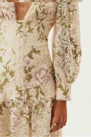 VESTIDO COMPRIDO  RENDA FLORES 
