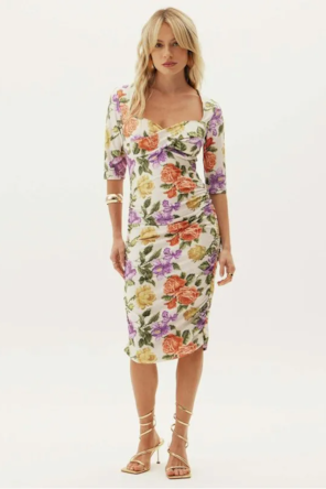 VESTIDO MID FLORES 