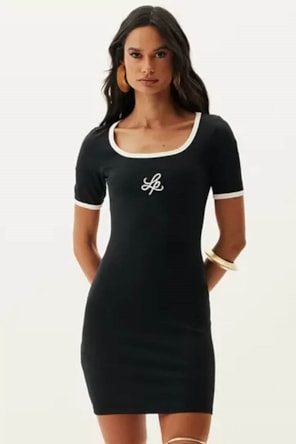 VESTIDO LANÇA PERFUME PRETO EASY 