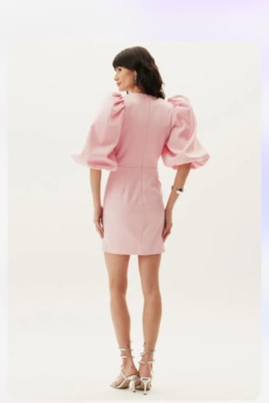 VESTIDO PINK LAÇO LANÇA PERFUME 
