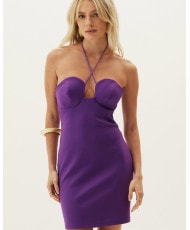 VESTIDO CURTO LILAS LANÇA PERFUME 