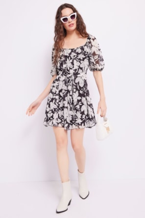 VESTIDO FLORAL DENNY ROSE