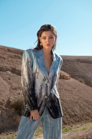 BLAZER COM LINHO TYE DYE