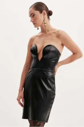 VESTIDO LANÇA PERFUME CAICAI PRETO 
