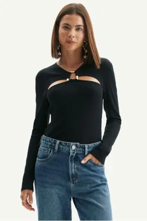 CAMISOLA  MANGA  DECOTE 