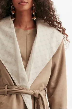 CASACO TRENCH COAT SUPER MIDI MONOGRAMA
