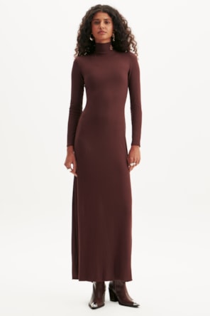 VESTIDO GOLA LISO 