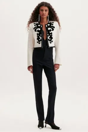 CALÇA SLIM CINTURA ALTA