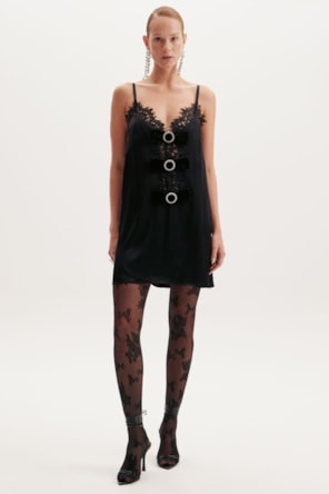 VESTIDO ALÇAS RENDA CURTO 